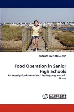 portada food operation in senior high schools (in English)