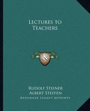portada lectures to teachers (en Inglés)