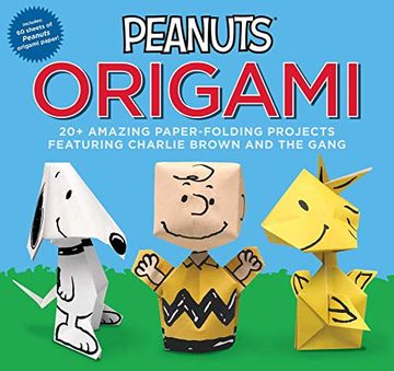 portada Peanuts Origami: 20+ Amazing Paper-Folding Projects Featuring Charlie Brown and the Gang (en Inglés)