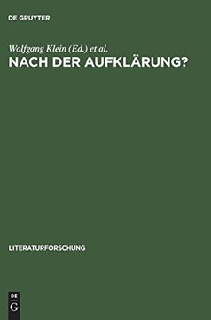 portada Nach der Aufklärung? (in German)
