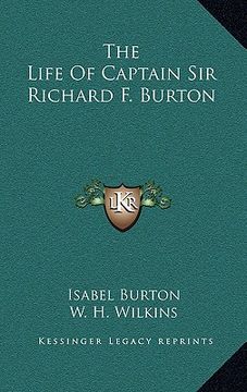 portada the life of captain sir richard f. burton (en Inglés)