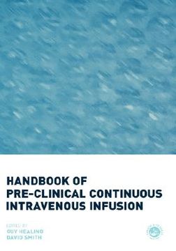 portada handbook of pre-clinical continuous intravenous infusion (in English)