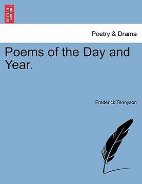 portada poems of the day and year. (in English)