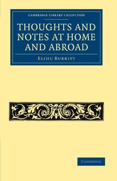 portada Thoughts and Notes at Home and Abroad Paperback (Cambridge Library Collection - Literary Studies) (en Inglés)