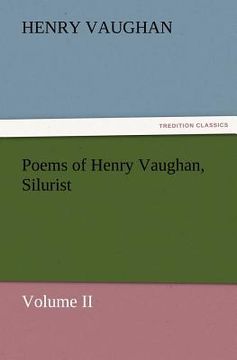 portada poems of henry vaughan, silurist, volume ii (in English)