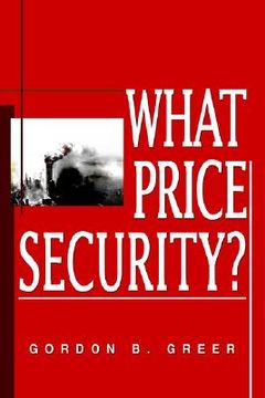 portada what price security? (en Inglés)