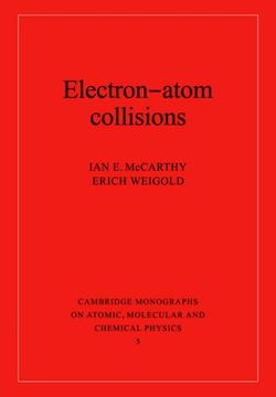 portada Electron-Atom Collisions (Cambridge Monographs on Atomic, Molecular and Chemical Physics) (in English)