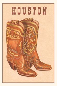 portada Vintage Journal Fancy Cowboy Boots, Houston (en Inglés)