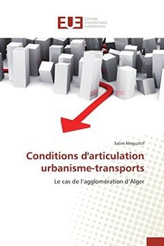 portada Conditions D'articulation Urbanisme-Transports (en Francés)