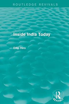 portada Inside India Today (Routledge Revivals) (en Inglés)