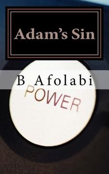 portada Adam's Sin (en Inglés)