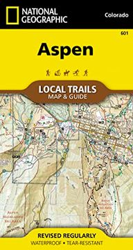 portada Aspen map [Local Trails] (National Geographic Trails Illustrated Map, 601) (en Inglés)