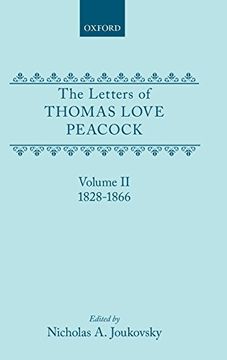portada The Letters of Thomas Love Peacock: Volume 2 (en Inglés)