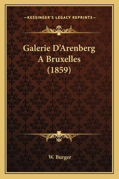 portada Galerie D'Arenberg A Bruxelles (1859) (in French)
