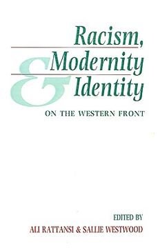 portada racism, modernity and identity: on the western front