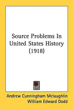 portada source problems in united states history (1918) (en Inglés)