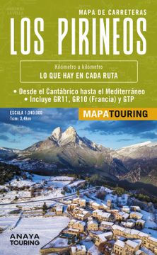 portada Mapa de Los Pirineos 1:340.000 -  (desplegable)
