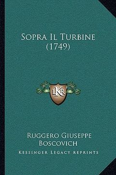 portada Sopra Il Turbine (1749) (en Italiano)