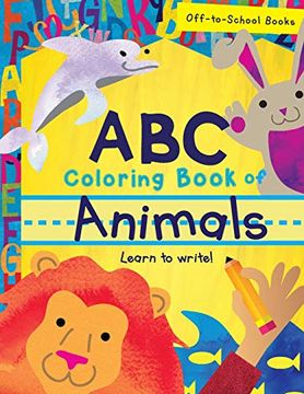 portada Abc Coloring Book of Animals (Children's Book, Alphabet Book, Preschoolers Book, age 3-5) 