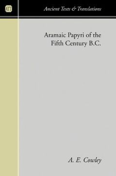 portada aramaic papyri of the fifth century b.c.