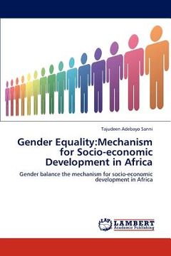 portada gender equality: mechanism for socio-economic development in africa (en Inglés)
