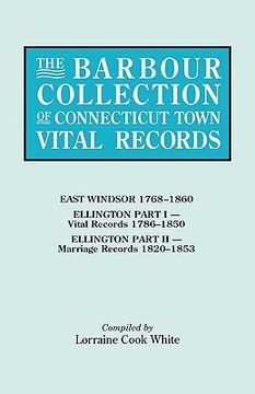 portada the barbour collection of connecticut town vital records (en Inglés)