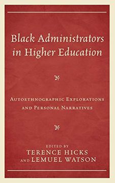 portada Black Administrators in Higher Education: Autoethnographic Explorations and Personal Narratives (en Inglés)