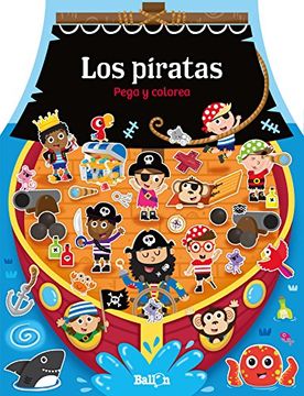 portada Casitas - Los Piratas Pega Y Colorea