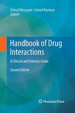 portada Handbook of Drug Interactions: A Clinical and Forensic Guide (in English)