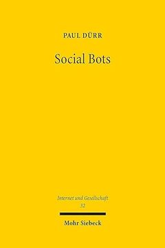 portada Social Bots: Digitale Manipulation Und Verfassungsrecht (en Alemán)