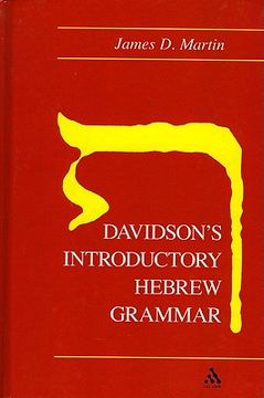 portada davidson's introductory hebrew grammar (in English)