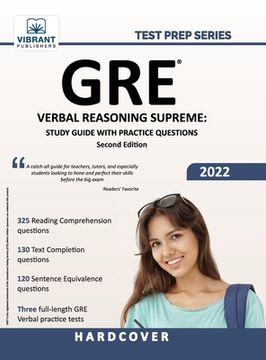 portada GRE Verbal Reasoning Supreme: Study Guide with Practice Questions (in English)