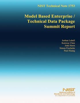 portada NIST Technical Note 1753: Model Based Enterprise/Technical Data Package Summit Report (en Inglés)