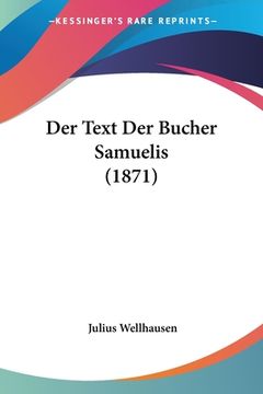 portada Der Text Der Bucher Samuelis (1871) (en Alemán)