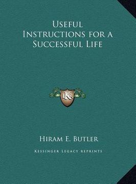 portada useful instructions for a successful life (en Inglés)