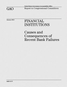 portada Financial Institutions: Causes and Consequences of Recent Bank Failures (in English)