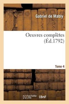 portada Oeuvres Complètes Tome 4-1 (en Francés)