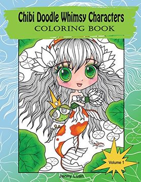 portada Chibi Doodle Whimsy Characters: Coloring Book (en Inglés)