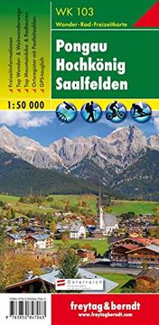 portada Pongau, Hochkönig, Saalfelden 1: 50 000: Pongau, Hochkonig, Saalfelden - 1": 50, 000 (en Alemán)