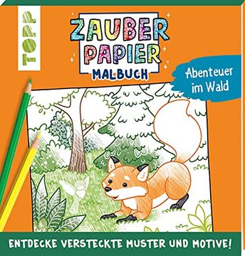 portada Zauberpapier Malbuch Abenteuer im Wald (en Alemán)
