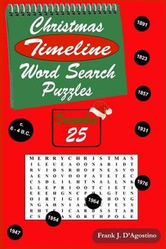 portada Christmas Timeline Word Search Puzzles (en Inglés)