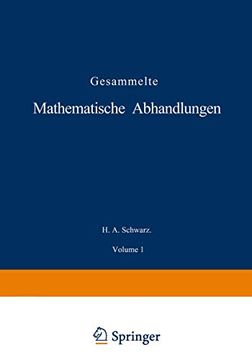 portada Gesammelte Mathematische Abhandlungen: Erster Band (en Alemán)