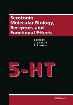 portada Serotonin: Molecular Biology, Receptors and Functional Effects (en Inglés)