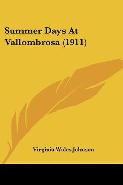 portada summer days at vallombrosa (1911) (in English)