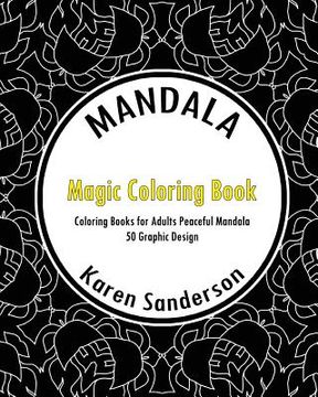 portada Magic Coloring Book: Coloring Books for Adults Peaceful Mandala (en Inglés)