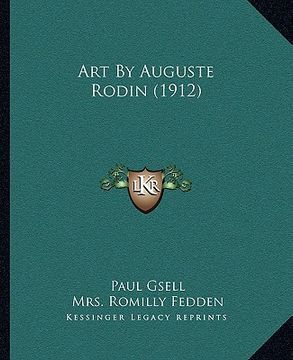 portada art by auguste rodin (1912) (in English)