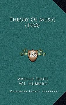 portada theory of music (1908)