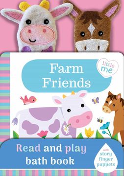 portada Farm Friends - Bath Book: Libros de Baño (English Educational Books)