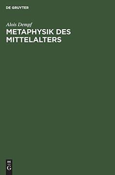 portada Metaphysik des Mittelalters (en Alemán)