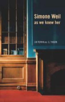 portada Simone Weil as we Knew her (en Inglés)